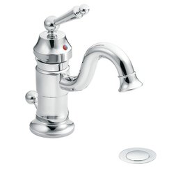 Moen Showhouse CAS411 Waterhill one-handle high arc bathroom faucet, Chrome