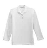 NEW Port Authority - Ladies Silk Touch Long Sleeve Sport Shirt White-XL
