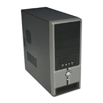 Power Up Black ATX Mid-Tower Case with 450-Watt Power Supply