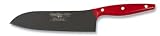 Walter 6788 Teflon 7-7/8-Inch (20 cm) Santoku Knife with Red Handle