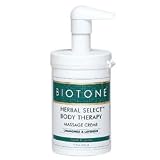 Biotone Herbal Select Body Therapy Massage Creme 15 oz.