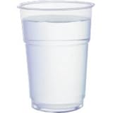 Disposable Tumbler Glass Cup   284ml 0.5pint to Line    Great for a party or function
