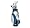 Cobra Lady Sapphire Blue Full Set (10 Clubs + Cart Bag) : Right, (Free Hand Bag)