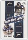 2002 Pacific Heads Up Game Worn Jersey Quads #31 - Fletch/Gayl/Jenk/McCrary
