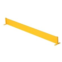 Vestil TOE-B-60-N Toeboard for Steel Square Safety Handrail, 55-1/2" Length, 4" Height
