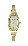 AK Anne Klein Women's Crystals Bangle Bracelet watch #10/8978MPGB