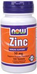 Zinc by NOW Foods - Minerals (50mg - 100 Tablets)