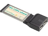 Produkt-Bild: DAWICONTROL DC-1394 eCard Blister 2x FireWire 400 1394a ExpressCard 34 Texas Instruments Chipset