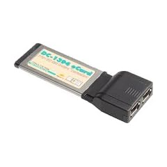 DAWICONTROL DC-1394 eCard Blister 2x FireWire 400 1394a ExpressCard 34 Texas Instruments Chipset