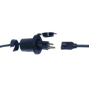 Universal AC Plug Holder White by