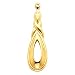 14K White Gold Earring Jacket