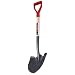 Ames True Temper Classic Round Point Shovel With 30-Inch D-Grip Handle 1551400