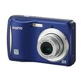 Sanyo Xacti VPC-S1080 10MP Digital Camera with 3x Optical Zoom 2.8 LCD - Blue" ~ Sanyo