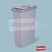Confidential Document Slim Jim Waste Container and lid, Keyed-Lock, 23 Gallon, G RUB9W15GRA
