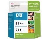 HP 21 Black Retail Twinpack