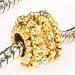 14ct gold EP 925 solid sterling silver bead charm for pandora charmlia troll beads charms j01