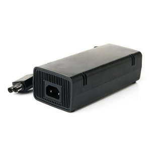 Ac Power Adapter for Xbox 360 Slim Console (Black)