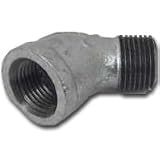 Worldwide Sourcing 1-1/2 Galvanized 45Deg Street Elbow PPG121-40