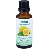 Now Foods Lemon Oil Organic 100% Pure, 1 ounce