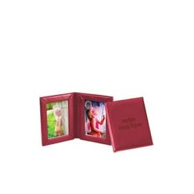 4 x 6 Double Leather Picture Frame