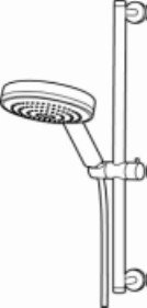 Tiger 303930300 Boston Handbrausen-Set Rain poliert
