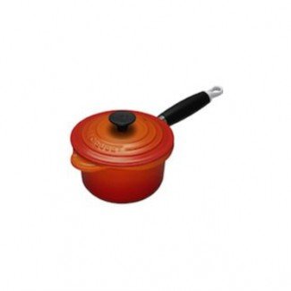 Le Creuset - Cast Iron Saucepans- Volcanic 16 cm Saucepan 1 . Volcanic