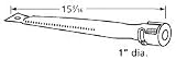 Stainless Steel Straight Pipe Burner for BBQ Grillware Grills