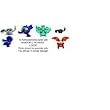 Bakugan Loose Set of 10 Battle Brawlers - RANDOM Characters & G powers