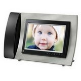 GET27956FE1 - PhotoPhone,w/Photo CID,7Screen,Desk/Wall Mount,Silver/Black