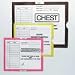 X Ray Category Inserts, 14 1/4 x 17 1/2, Bone Densitometry, White/Yw, 250/Box (ASECXIOEDEN)