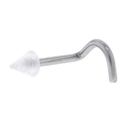 Clear Cone Nose Ring