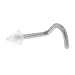 Clear Cone Nose Ring