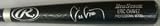 Eric Chavez Signed Black Rawlings Big Stick Engraved Bat