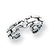 Sterling Silver Antiqued Heart Toe Ring