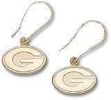 Green Bay Packers Goldtone Logo Dangle Earrings