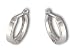 14kt White Gold Huggie Hoop Earrings