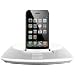 JBL On Stage IIIP Tragbares Lautsprechersystem mit Apple iPod-/iPhone-Dock (3,5 mm Stereo-Mini Stecker, Odyssey-Neodym-Wandler) wei�
