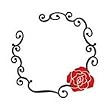 Single Rose Ring Temporary Tattoo 2x2