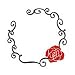 Single Rose Ring Temporary Tattoo 2x2
