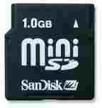 1GB miniSD Card