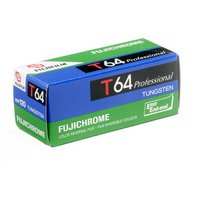 Fujifilm Fujichrome T64 Tungsten Balanced, Color Slide Film, ISO 64, 120 Size, Transparency, U.S.A.