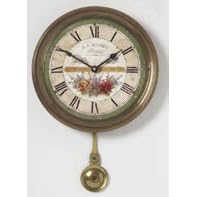 Regency Floral 11 Wall Clock by Timeworks