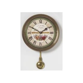 Regency Floral 11 Wall Clock
