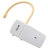 IQUA 81962VRP White BHS-603 Bluetooth Vogue Headset, Ultra-comfortable, Compliant with Bluetooth v2.0 devices, Built-in volume and mute controls with voice dial
