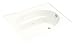 Whirlpool Tub by Kohler - K-1112-F in Biscuit