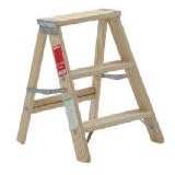 Buy Babcock Co Inc 24' Wd Type Iii Stool Bw130-4 Wood Step Ladders by Babcock