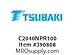 Us Tsubaki C2040npr100 C2040np Riveted 100ft Re (Minimum 100)