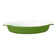 Emile Henry Large Oval Gratin Dish, 3.5 quart, Vert (Green)