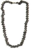Chain Necklace In Rolite Gemstone Healing Beads Handmade Jewelry India 16 "