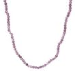Amethyst Necklace Gemstone Bead Handmade Jewelry 16 inches